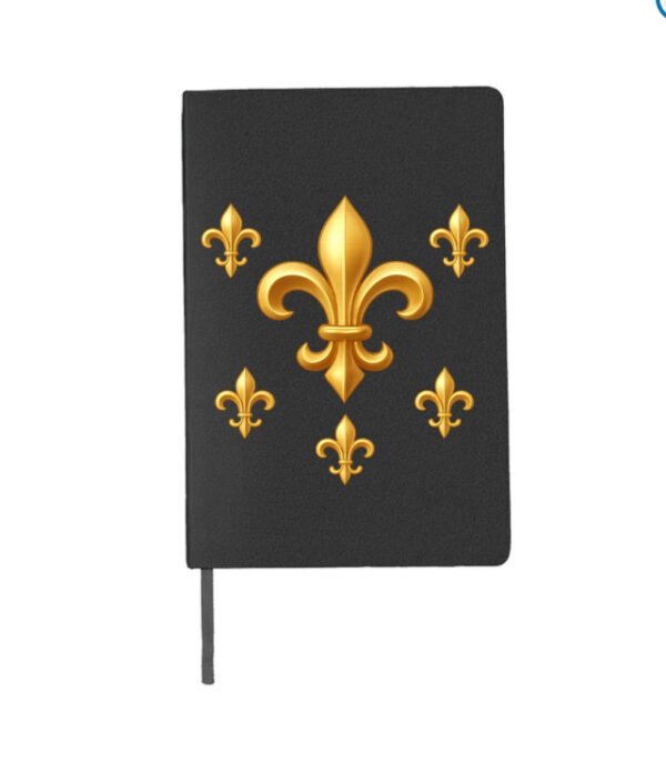 IMG_4508 Carnet de note A5 Fleur de lys